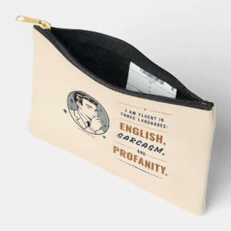 Pochette À Accessoires L'illustration de SlipperyJoe inspirée des rétros