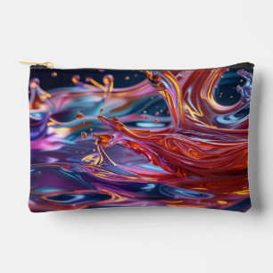 Pochette À Accessoires Liquides de couleur éclaboussants