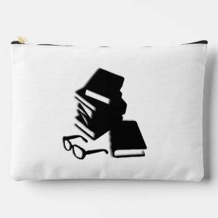 Pochette À Accessoires Livres et lunettes