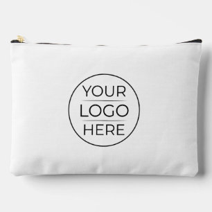 Pochette À Accessoires Logo d'entreprise rond moderne personnalisé