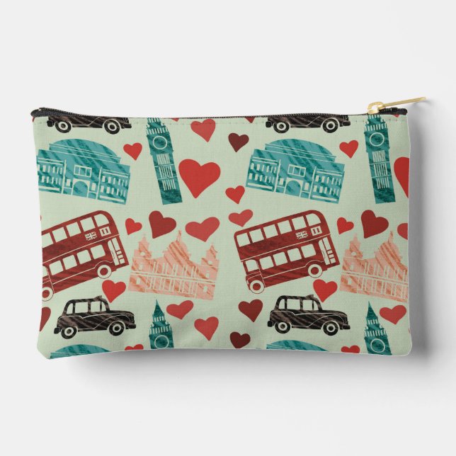 Pochette À Accessoires Love London (Verso)