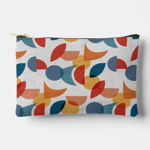 Pochette À Accessoires Lumineuse géométrique rétro Abstrait Moyen-siècle 