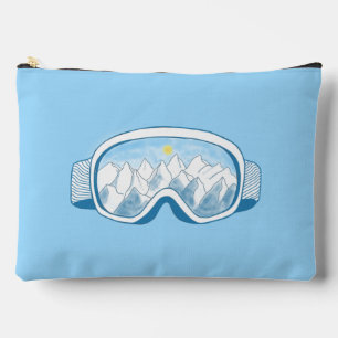 Pochette À Accessoires Lunettes de ski Sunny Mountain Illustration person