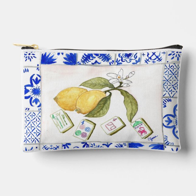 Pochette À Accessoires Mahjong Lemons Pouch (Recto)