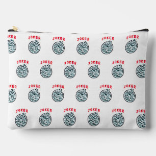 Pochette À Accessoires MahJong symbole du jeu Joker tuile