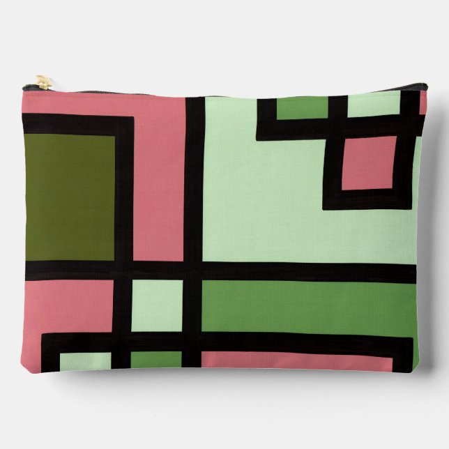 Pochette À Accessoires mapper #5 プリントカットソーバッグ 抽象画　幾何学　モダン (Recto)