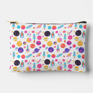 Pochette À Accessoires Maquillage Motif spatial généré par IA