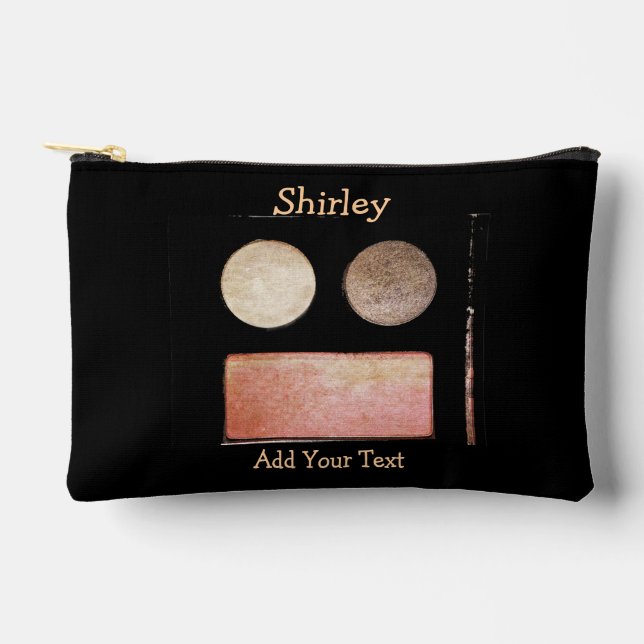 Pochette À Accessoires Maquillage Palette-Face par Shirley Taylor (Recto)