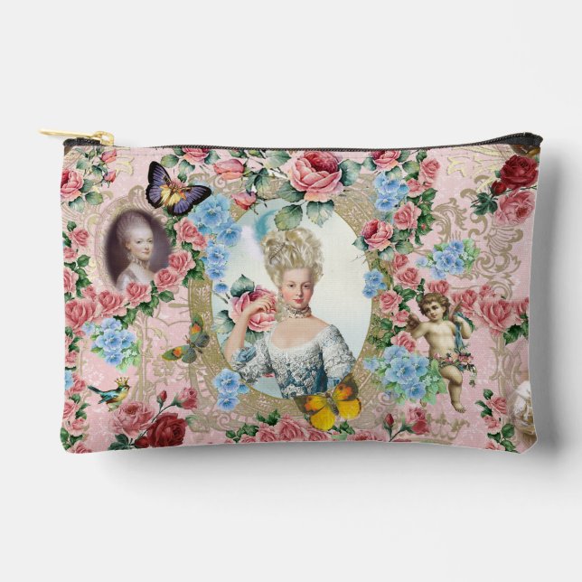 Pochette À Accessoires Marie Antoinette Rose of Verseilles pouch  (Recto)