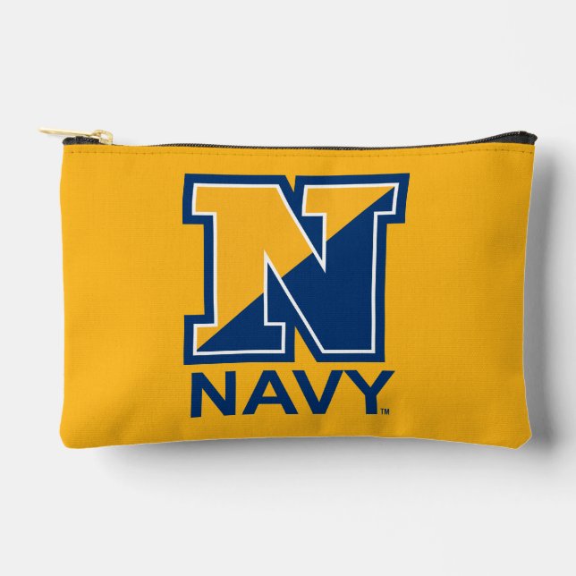 Pochette À Accessoires Marine américaine | Marine initiale N (Recto)