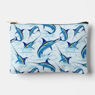 Pochette À Accessoires Marlin Bleu Jaillissant de l'Océan