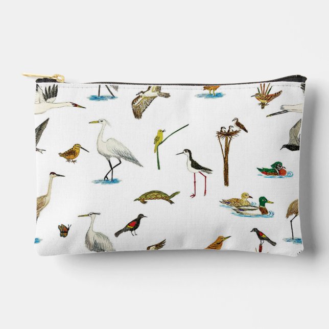 Pochette À Accessoires Marsh Wetlands Zipper Pouch (Recto)