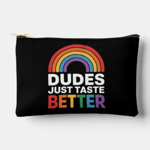 Pochette À Accessoires Mecs Ont Juste Meilleur Goût Drôle Gay Arc-en-ciel