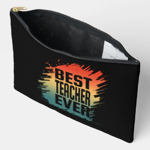 POCHETTE À ACCESSOIRES MEILLEUR ENSEIGNANT JAMAIS