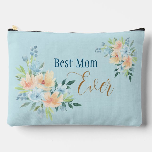 Pochette À Accessoires Meilleure Maman Jamais Grand Accessoire Pouch (Recto)