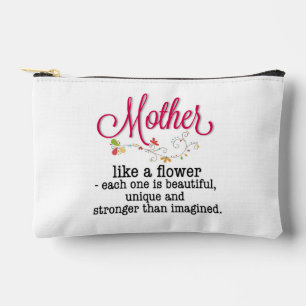 Pochette À Accessoires Mère Comme Une Fleur Chacune Est Belle