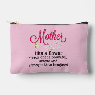 Pochette À Accessoires Mère Comme Une Fleur Chacune Est Belle
