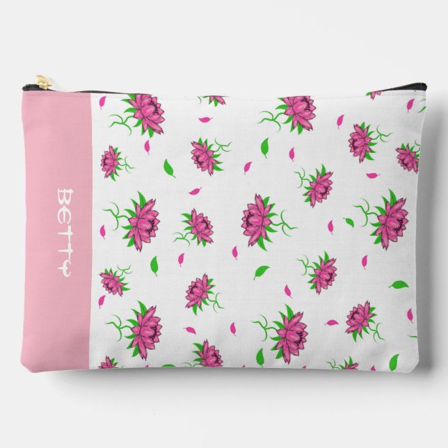 Pochette À Accessoires Modèle floral (Recto)