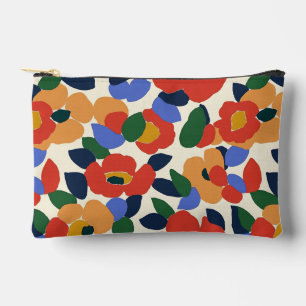Pochette À Accessoires Modèle floral Abstrait en gras