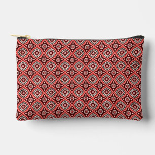 Pochette À Accessoires Modèle floral rétro géométrique
