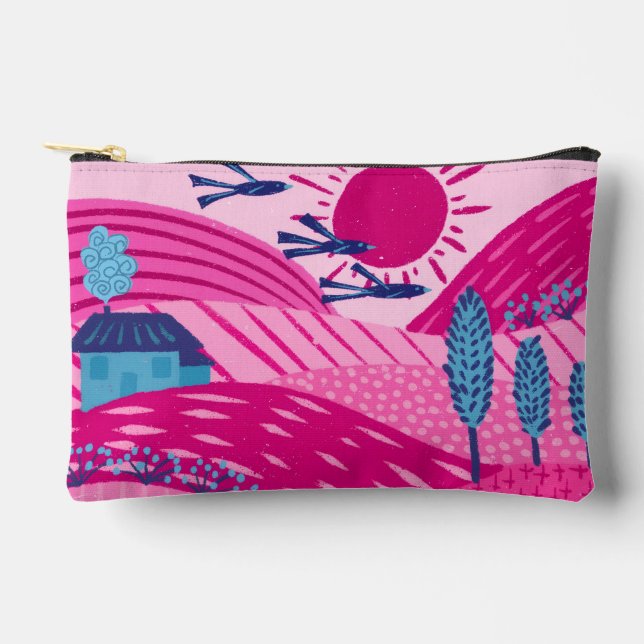 Pochette À Accessoires Modern Vibrant Dreamscape (Recto)