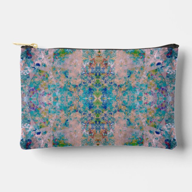 Pochette À Accessoires Moderne D'Une Sorte Abstraite Avec Des Couleurs Sa (Recto)