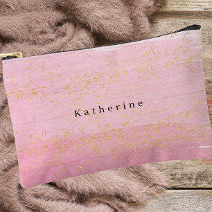 Pochette À Accessoires Moderne Minimaliste Simple Élégant Rose 