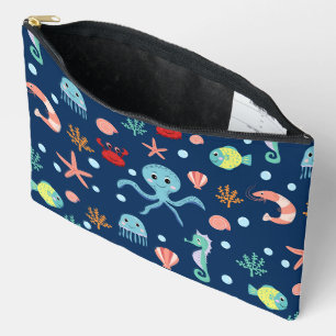 Pochette À Accessoires Monde marin