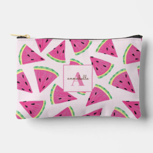 Pochette À Accessoires monogramme de tranches de pastèque colorées