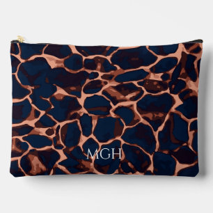 Pochette À Accessoires Monogramme personnalisé Coquille de Tortue