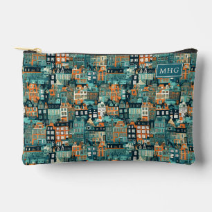 Pochette À Accessoires Monogramme personnalisé Maison hollandaise Motif