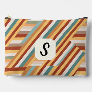 Pochette À Accessoires Monogramme personnalisé Moderne Rétro les années 7