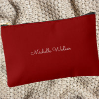Monogramme Rouge et Blanc Simple Classique Moderne