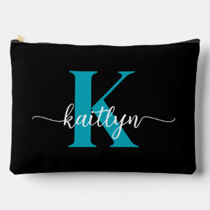 Pochette À Accessoires Monogramme Turquoise noir
