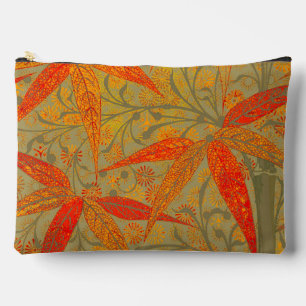 Pochette À Accessoires Morris & Co. Motif Bamboo Godwin Orange et Sauge