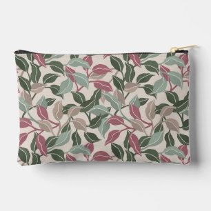 Pochette À Accessoires Motif botanique raffiné de feuillage gracieux