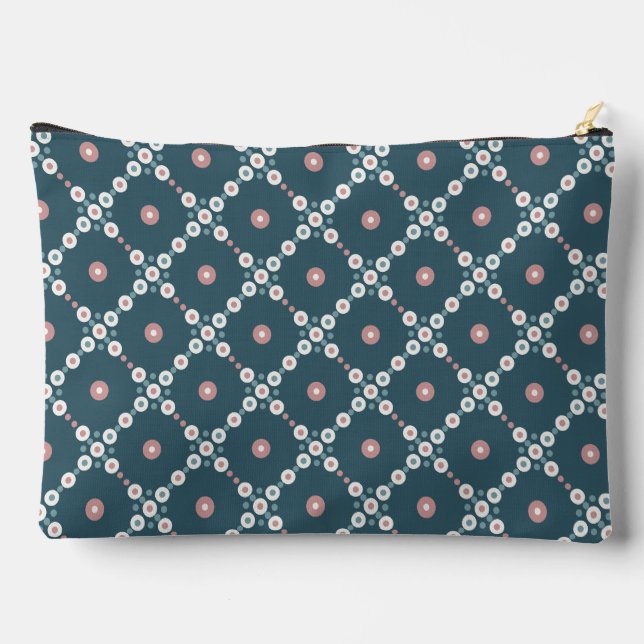 Pochette À Accessoires Motif Carré Pearl (Verso)