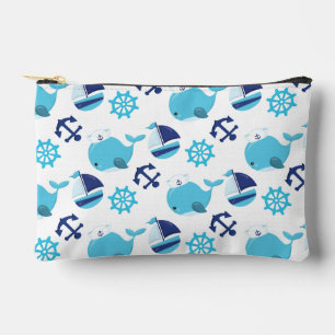 Pochette À Accessoires Motif De Baleines, Beaux Baleines, Baleines Bleues