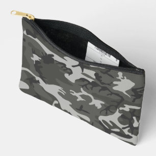 Pochette À Accessoires Motif de Camouflage gris, Motif militaire, Armée