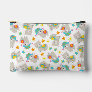 Pochette À Accessoires Motif De Llamas, Cute Llamas, Alpacas, Fleurs
