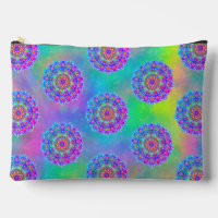 Motif de Mandala bleu violet Boho