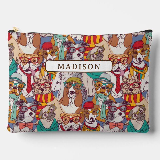 Pochette À Accessoires Motif de mode de marionnette mignonne (Recto)