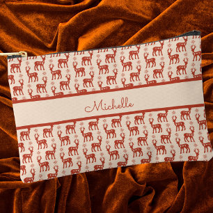 Pochette À Accessoires Motif de renne simple classique moderne