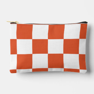 Pochette À Accessoires Motif de tableau de bord orange et blanc