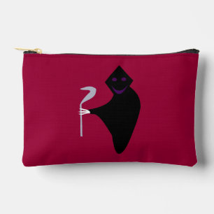 Pochette À Accessoires Motif d'Halloween de faucheuse grise