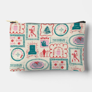 Pochette À Accessoires Motif d'icône Elf Holiday