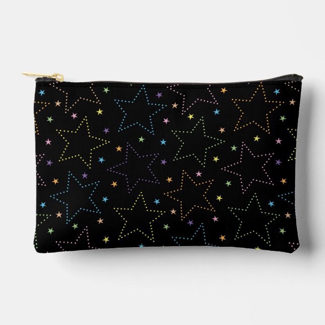 Pochette À Accessoires Motif du ciel de nuit étoilé (Recto)