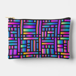 Pochette À Accessoires Motif élégant moderne - Tartan géométrique de mode