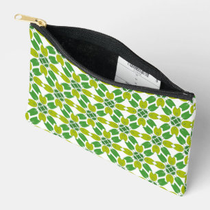 Pochette À Accessoires Motif Feuille, Motif De Feuilles, Feuilles Verts