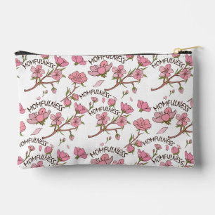 Pochette À Accessoires Motif floral rose Bonheur de Maman